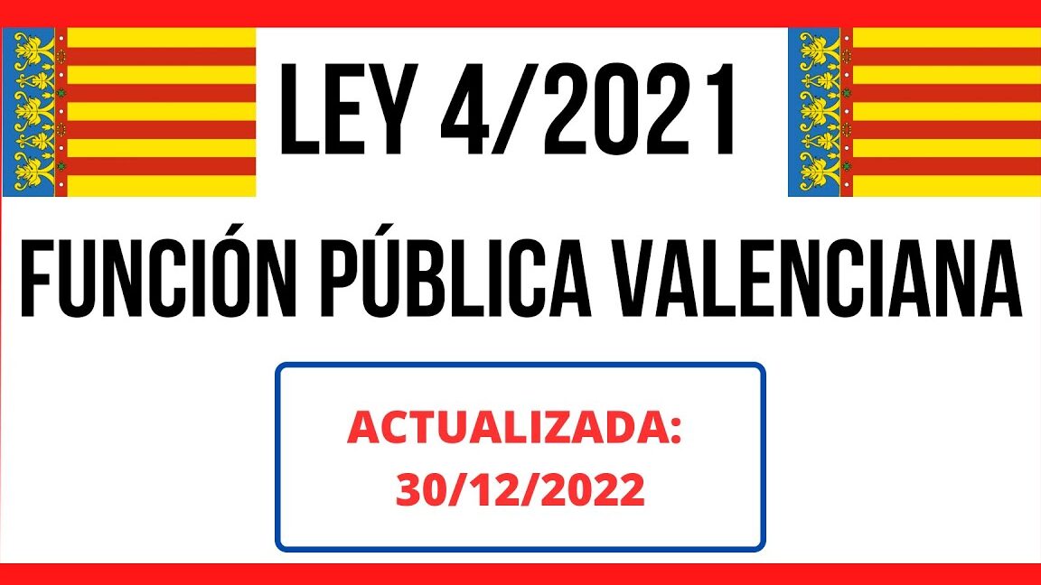 Ley De Funcion Publica Valenciana