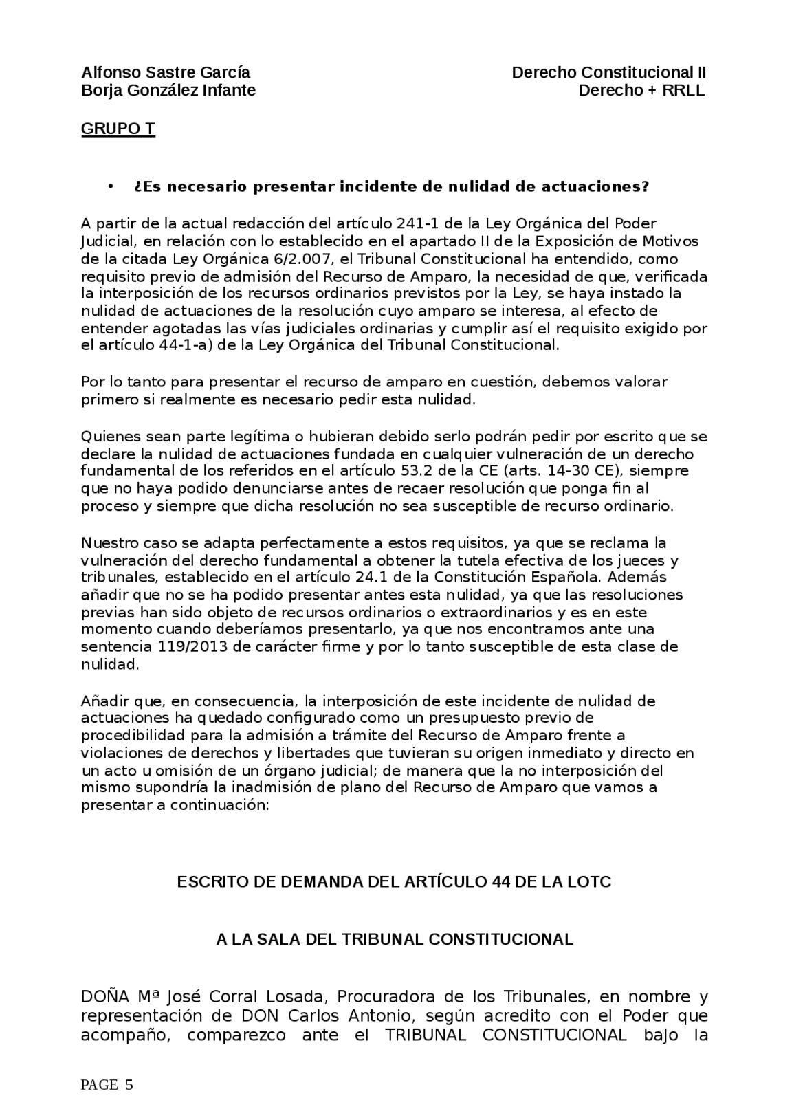El recurso de amparo: ¿Ante quién debemos presentarlo y por qué ...